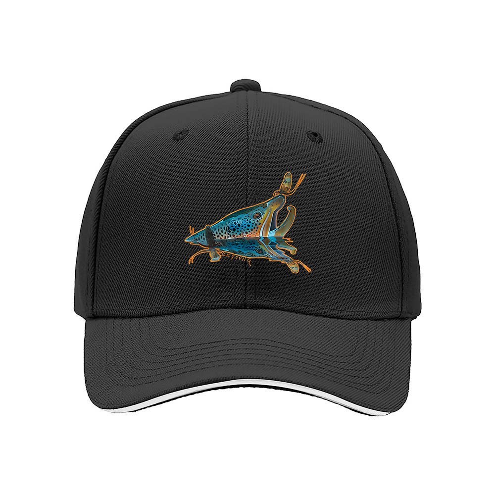 Men's Baseball Cap Trout Fishing Design Gift Hat - Image 3