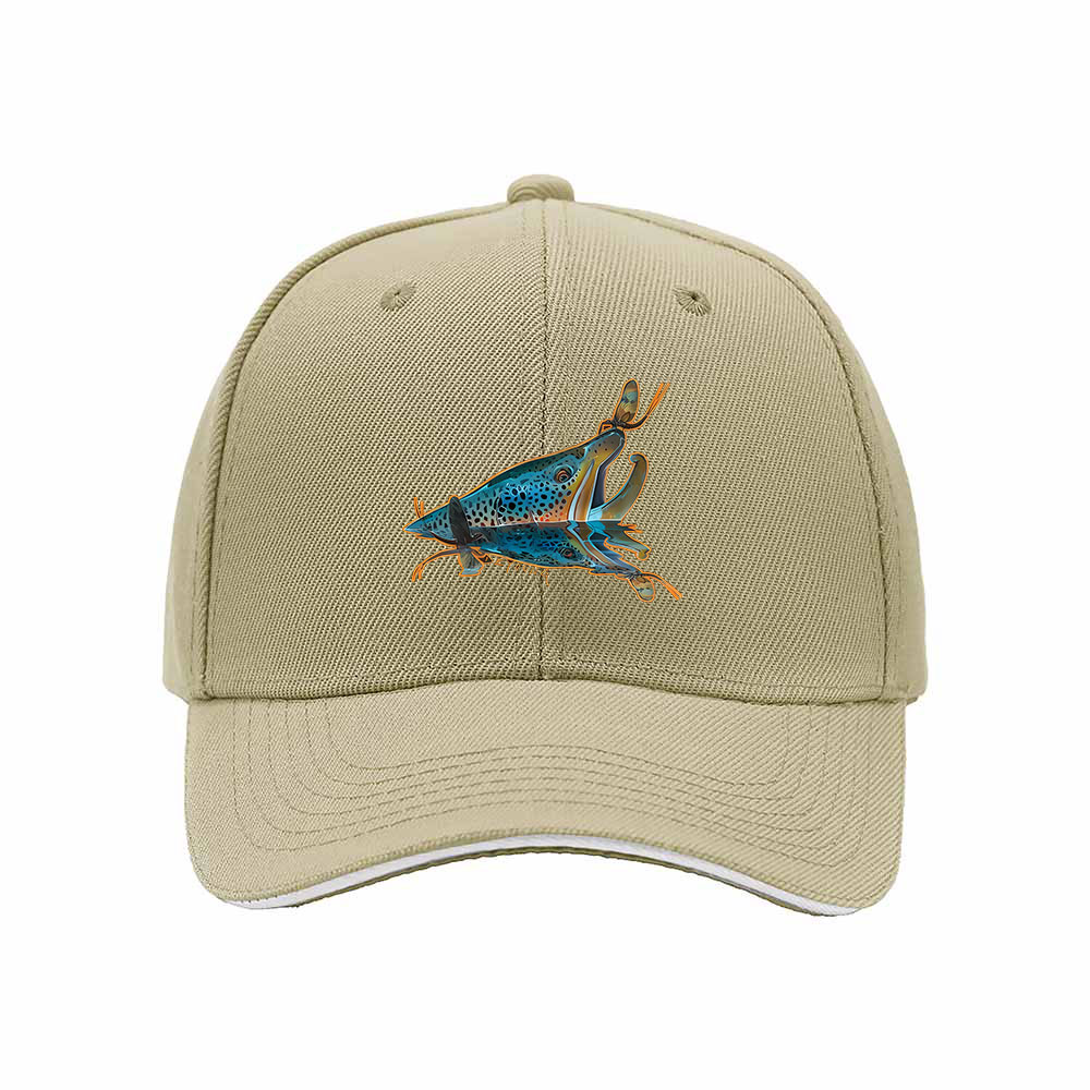 Men's Baseball Cap Trout Fishing Design Gift Hat - Image 4