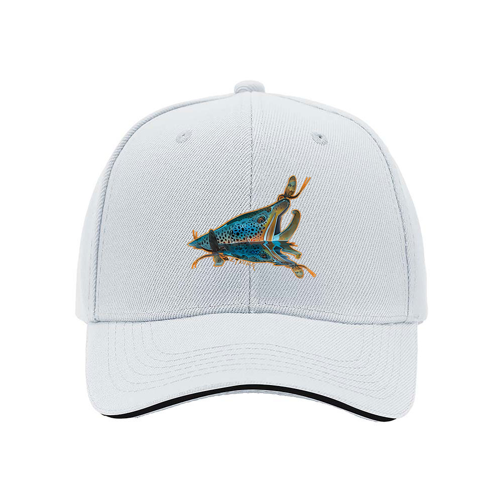 Men's Baseball Cap Trout Fishing Design Gift Hat - Image 5