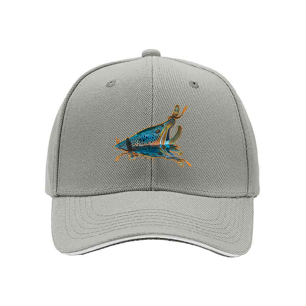 Men's Baseball Cap Trout Fishing Design Gift Hat - Image 7