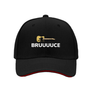 BRUUUCE Guitar Logo Baseball Cap Men's Women's Hat Gift