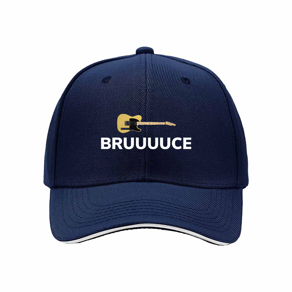 BRUUUCE Guitar Logo Baseball Cap Men's Women's Hat Gift - Image 2