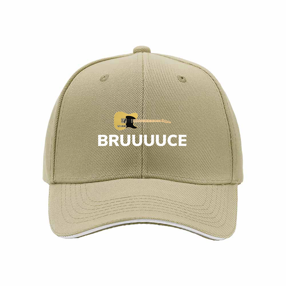 BRUUUCE Guitar Logo Baseball Cap Men's Women's Hat Gift - Image 4