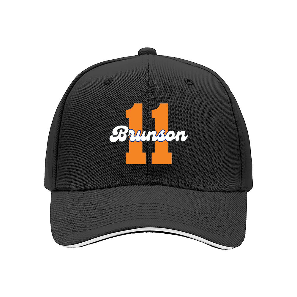 Brunson 11 Men's Baseball Cap Black Orange Gift Sport Hat - Image 3