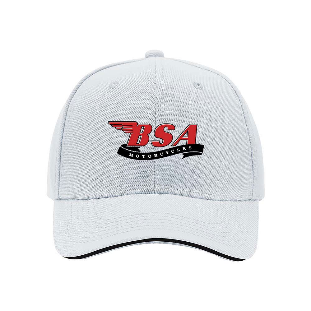 BSA Motorcycles Men's Baseball Cap Red Logo Black Hat Gift - Image 5
