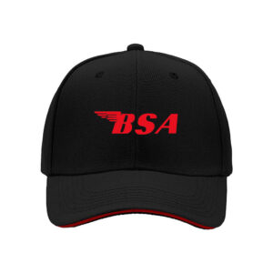 BSA Logo Baseball Cap Men Women Gift Hat Red Black Design