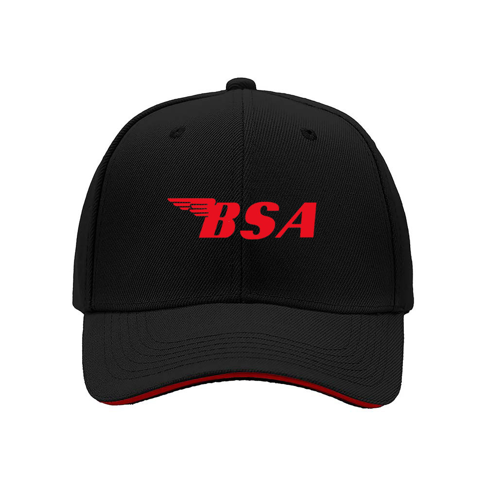 BSA Logo Baseball Cap Men Women Gift Hat Red Black Design