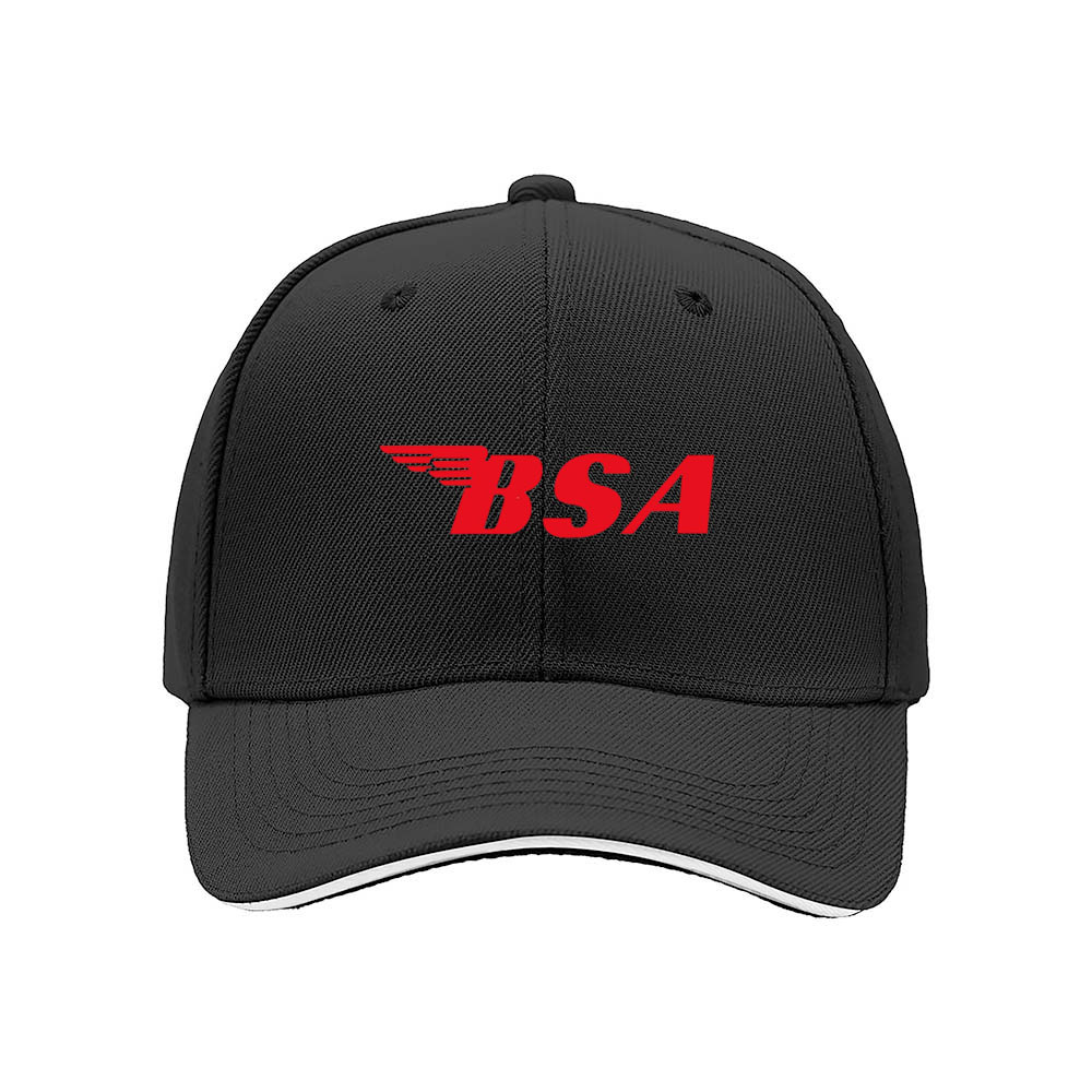 BSA Logo Baseball Cap Men Women Gift Hat Red Black Design - Image 3