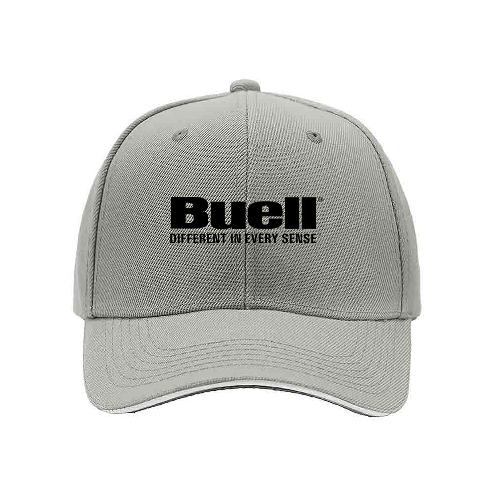 Buell Logo Baseball Cap Men Women Gift Hat Black Red Trim - Image 7