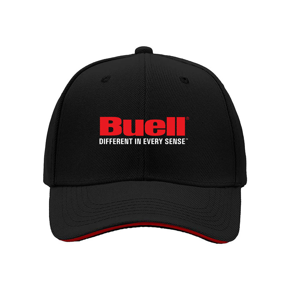 Buell Logo Baseball Cap Men Women Gift Hat Red Black Design