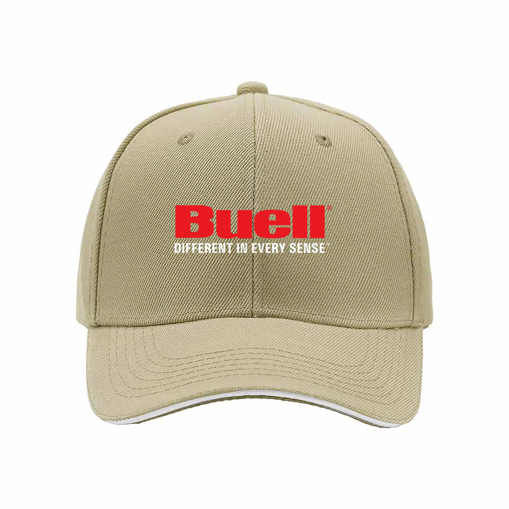 Buell Logo Baseball Cap Men Women Gift Hat Red Black Design - Image 4