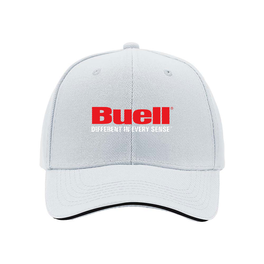 Buell Logo Baseball Cap Men Women Gift Hat Red Black Design - Image 5