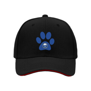 Blue Paw Print Baseball Cap for Men Women Gift Outdoor Wear