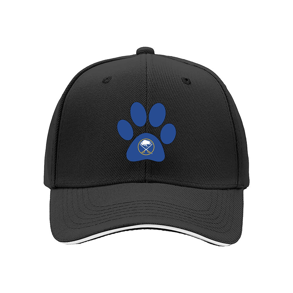 Blue Paw Print Baseball Cap for Men Women Gift Outdoor Wear - Image 3