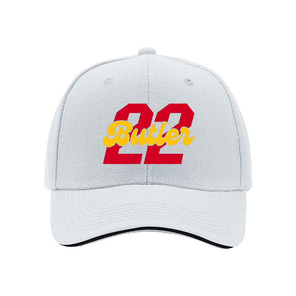 Butler 22 Men's Baseball Cap Red Yellow Print Sport Hat Gift - Image 5