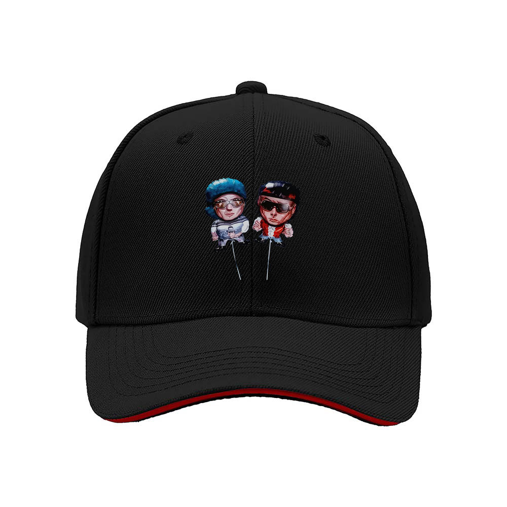 Men's Women's Baseball Cap Cartoon Couple Embroidered Hat Gift
