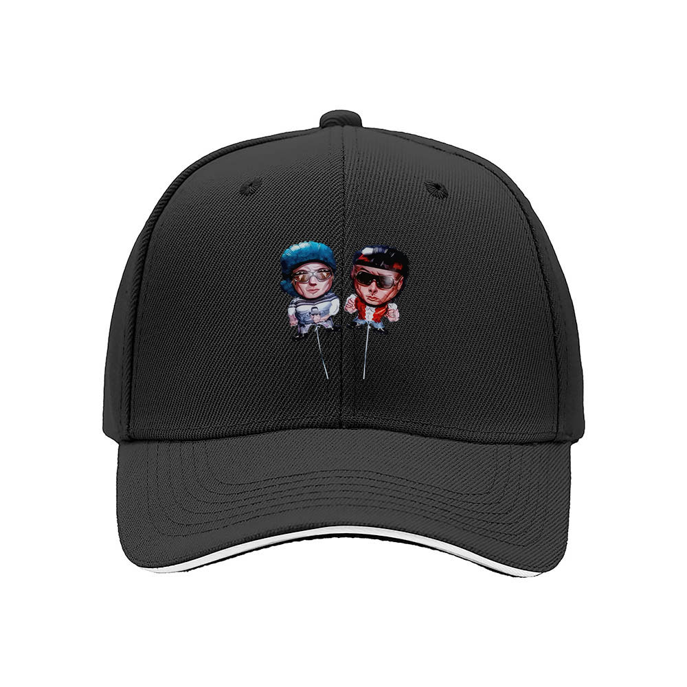 Men's Women's Baseball Cap Cartoon Couple Embroidered Hat Gift - Image 3