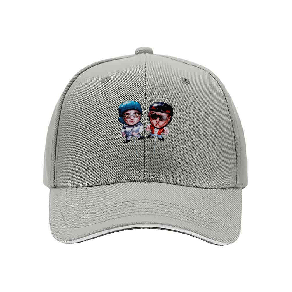 Men's Women's Baseball Cap Cartoon Couple Embroidered Hat Gift - Image 7