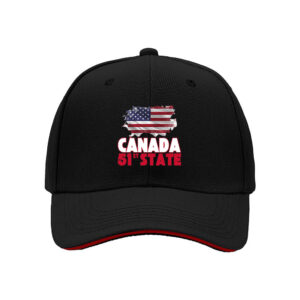 Canada 51st State USA Flag Map Men's Baseball Cap Gift
