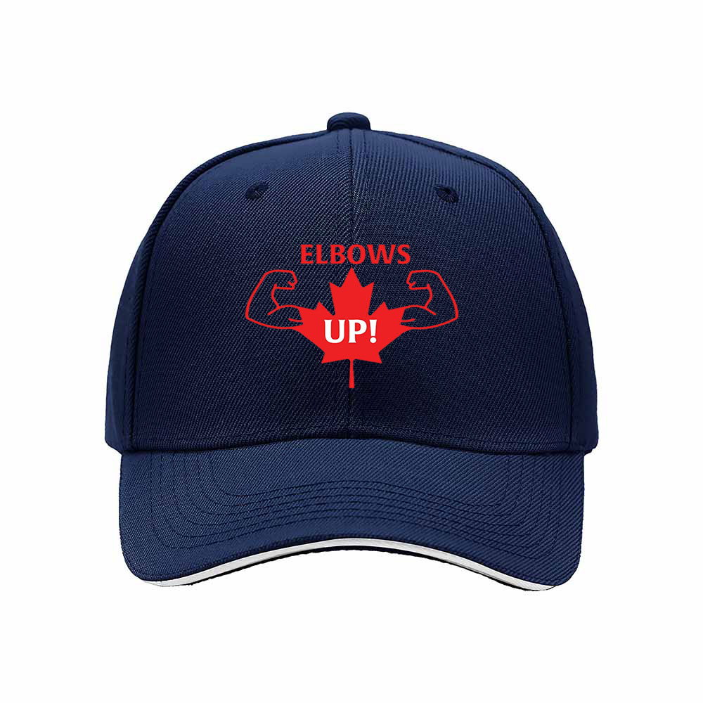 Elbows Up Canada Maple Leaf Baseball Cap Men Women Gift - Image 2