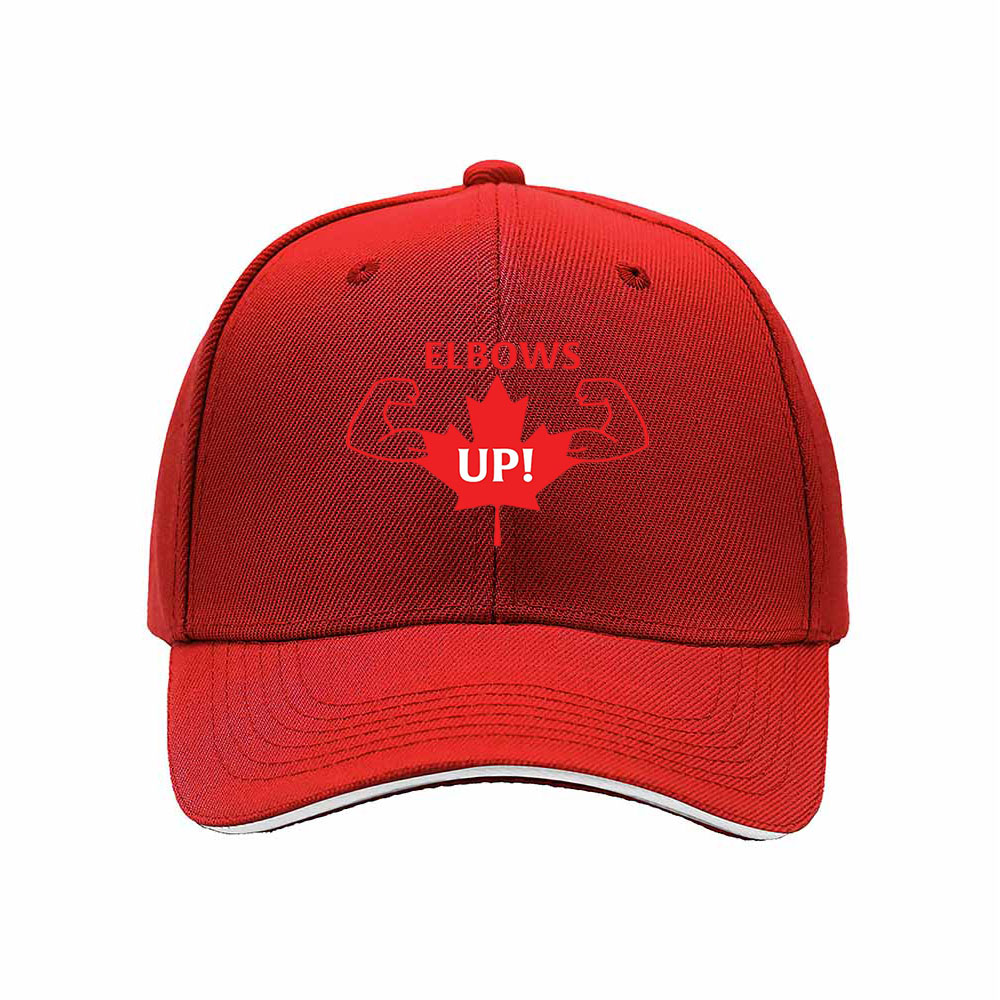Elbows Up Canada Maple Leaf Baseball Cap Men Women Gift - Image 6