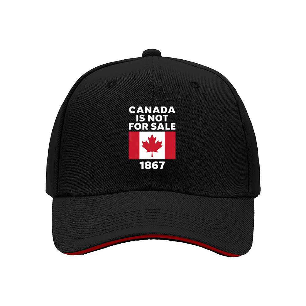 Canada Not For Sale 1867 Flag Men's Baseball Cap