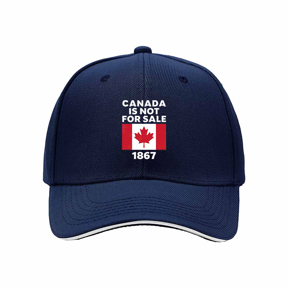 Canada Not For Sale 1867 Flag Men's Baseball Cap - Image 2