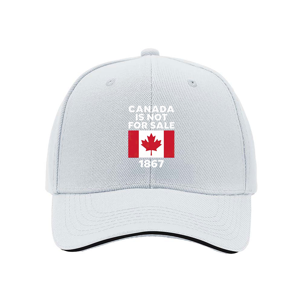 Canada Not For Sale 1867 Flag Men's Baseball Cap - Image 5