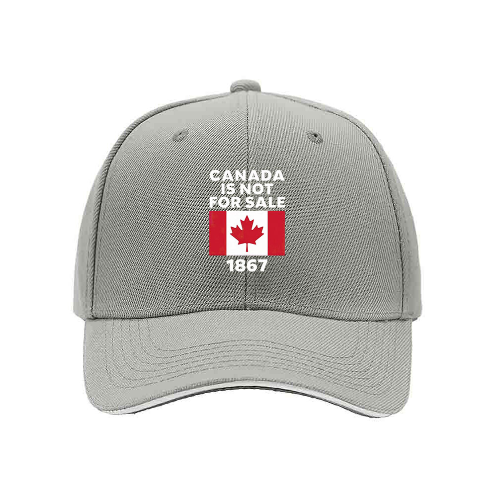 Canada Not For Sale 1867 Flag Men's Baseball Cap - Image 7